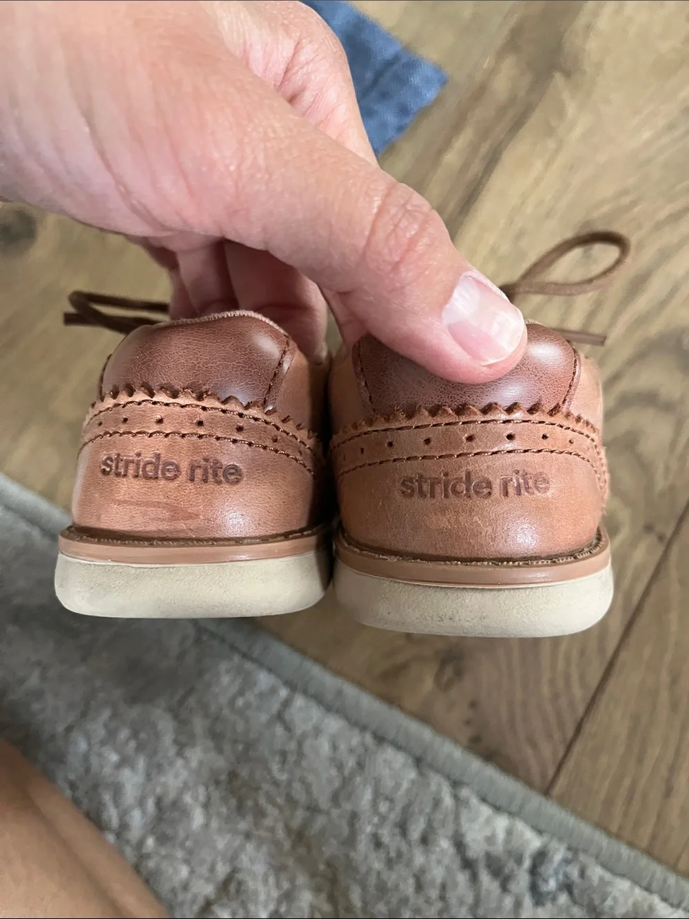 Stride Rite Ellsworth wing tip shoes